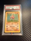 Pokemon 1999 Base Set Unlimited 7/102 Holo Rare Hitmonchan PSA 8 NM-Mint