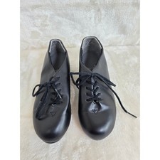 Capezio Cadence Black Tap Shoes Kids Size 13W CG19 Tele Tone Taps Dance Shoes