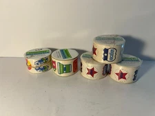 New Old Stock Creative Memories Lot of 5 Sticker Rolls USA Vacation & Beach