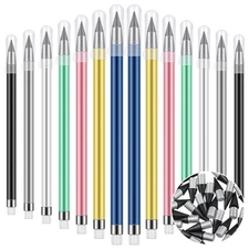 Teling 50 Pcs Infinite Forever Pencils Inkless Eternal Everlasting Pencil wit...