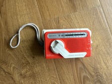 Sony ICF-B01 FM/AM Self Powered Emergency Radio Power Generator Flashlight Works