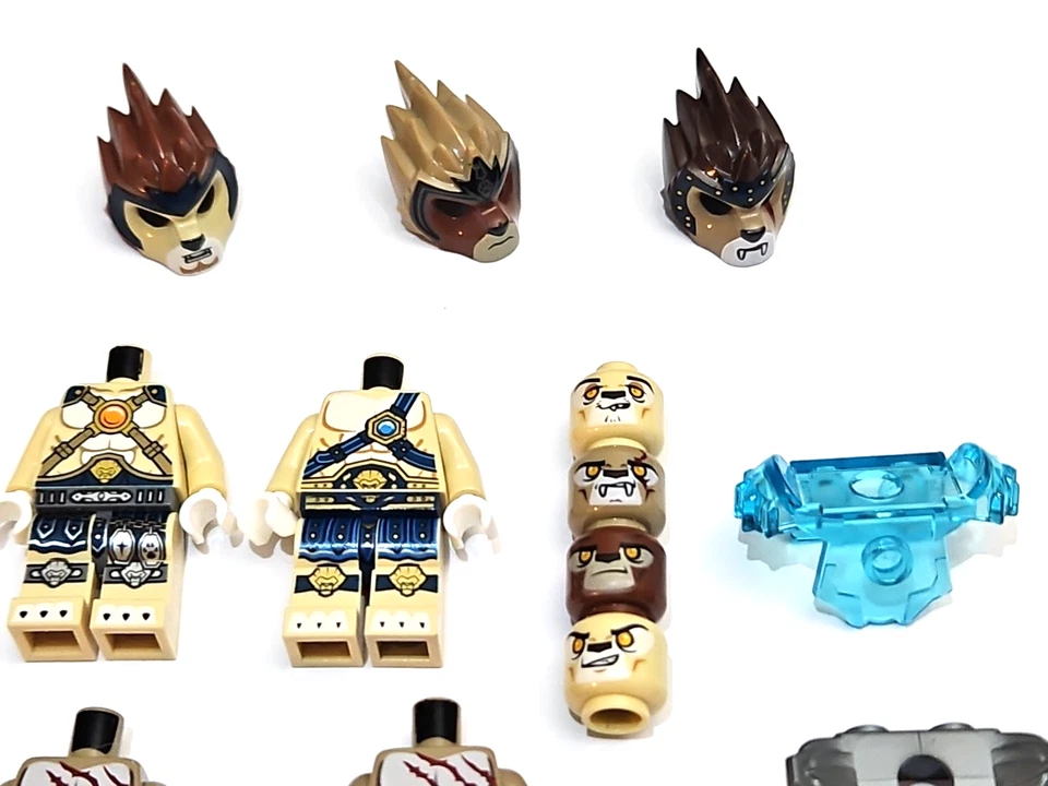 Lego Leyendas de Chima León Minifigura Lote de Piezas y Piezas - Piernas Cabezas Torsos Foto 3 de 4