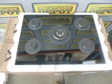 Smeg Gas Hob Black PV275B 72cm on Glass 5 Burner A Graded (CH-3821)