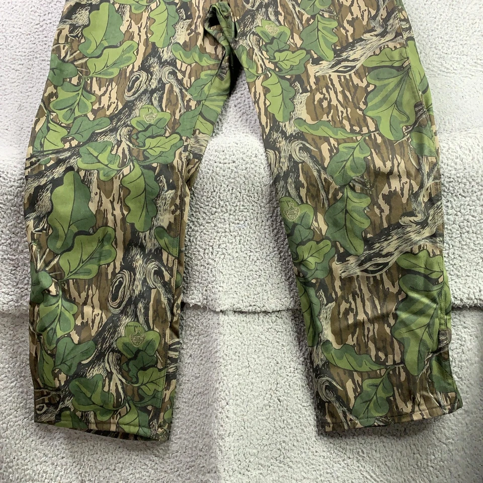 Vintage Mossy Oak Coveralls Mens XL Long Full Foliage Green Camo Hunting USA NWT - Image 4 of 4