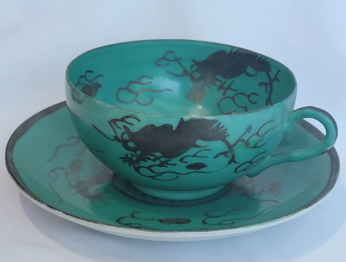 中国民国時代のドラゴンの絵柄 陶器カップ Dragon Tea Set In Made In Japan China & Dinnerware for sale | eBay