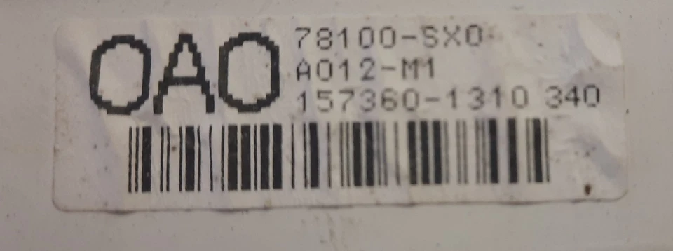 1995 Honda Odyssey приборной панели приборной панели спидометр - Изображение 4 из 4