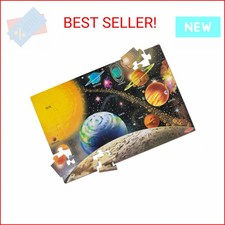 Melissa  Doug Solar System Floor Puzzle, 48 pc Jumbo Jigsaw Puzzle, Educational