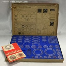 Vintage Kenner's Super Spirograph No. 2400 Some Pieces Missing/Broken