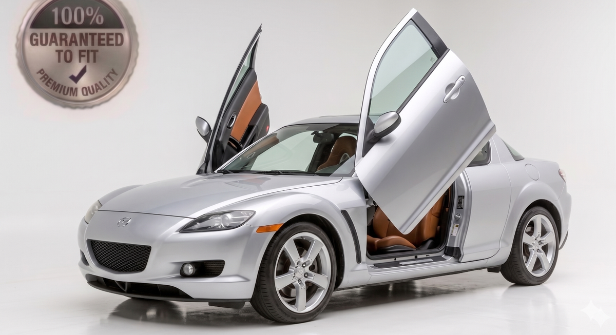 Mazda RX8 2004-2008 Direct Bolt on Vertical Doors Inc kit lambo