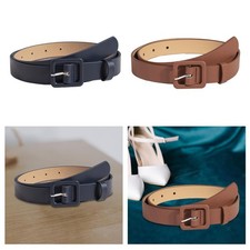 Women PU Leather Belt Decorative Casual Costume Accessories Waistband for Lady