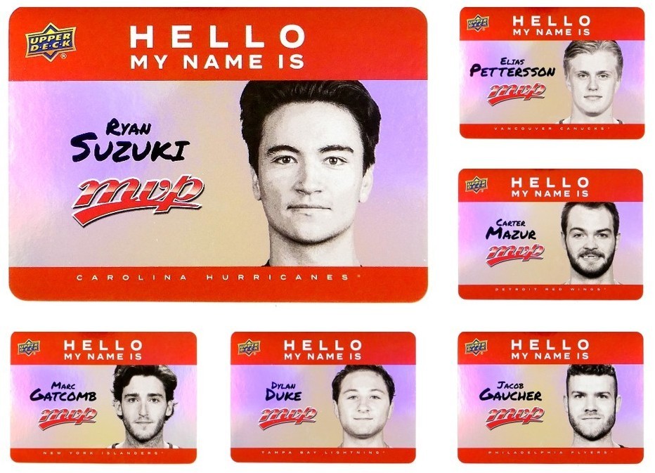 2025-26 MVP Hello My Name Is Stickers **** PICK YOUR CARD