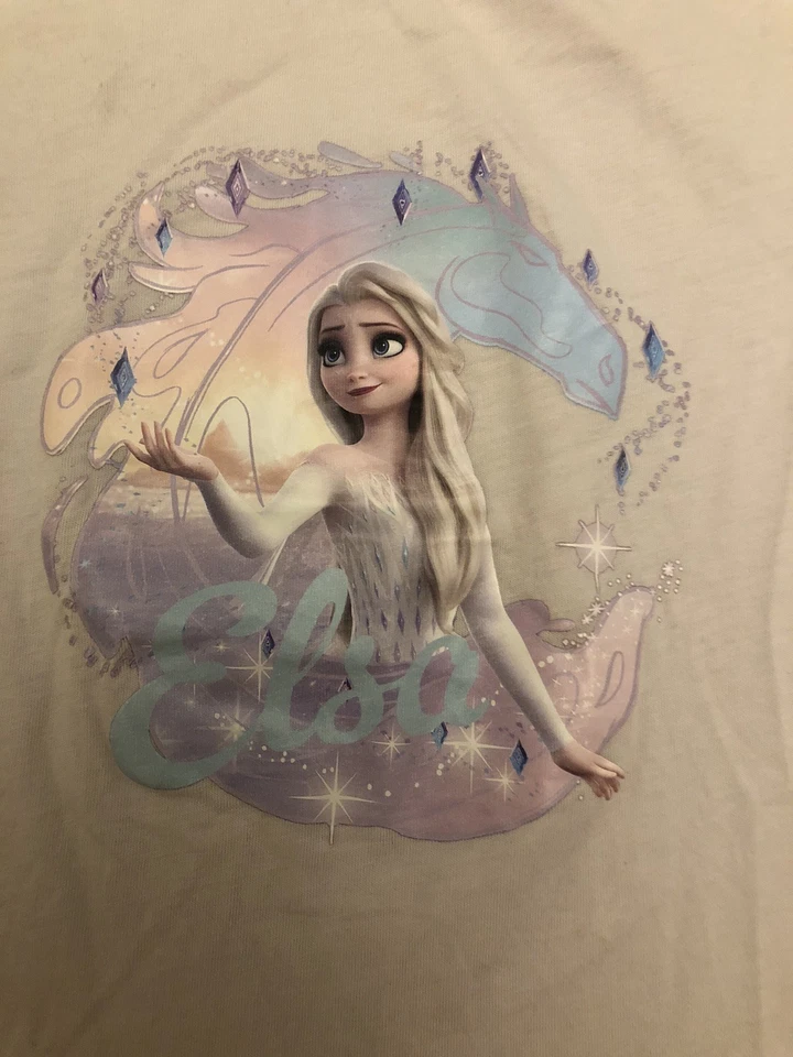 H&M Disney Frozen Elsa T Shirt Size 4-6 Years - Image 2 of 4