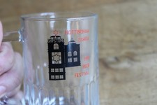 Glass Tankard Nottingham Beer Festival CAMRA 1991 Shipstones Star Brewery 1/2 P