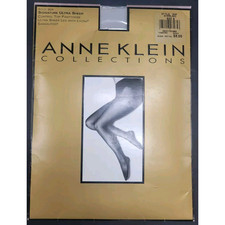 Anne Klein Sheer Pantyhose Size B in color Sterling Vintage New