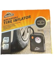 Armor All Mini Inflador de Neumáticos Portátil 12V Compresor de Aire Coche 100 PSI Luz LED