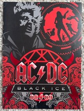 AC/DC - BLACK ICE TOUR - 2008/2009 - CONCERT PROGRAMME - FREE P&P