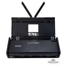 Brother ADS-1000W Compact Portable Wireless Duplex Document Scanner - No AC