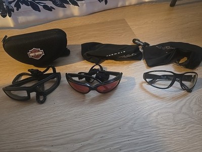 3 Wiley X Motorcycle Riding Glasses