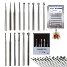 Dental Surgical Burs Round Carbide FG SURG 2 3 4 5 330 Long 25mm High Speed Bur