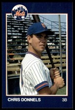 1988 Grand Slam Baseball Card Chris Donnels A Columbia Mets #26