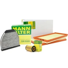 Mann Oil Air Carbon Cabin Filter Service Kit For Mercedes W204 W212 V212 6.3 V8