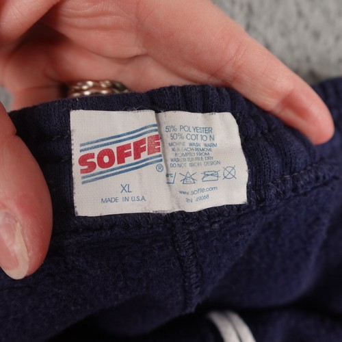 Vintage Navy Sweatpants Mens Extra Large Blue Joggers Military Made In USA SOFFE - Picture 2 of 13