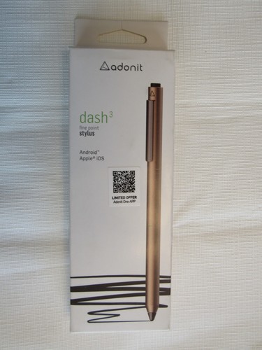 Adonit Dash 3 - Click ON Capacitive Stylus Fine Point Touch Pen for iPad/Air/Min