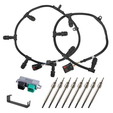 For 04-10 Ford 6.0L Powerstroke Diesel Glow Plugs Harnesses & Controller w/Tool