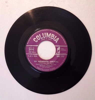 Vinyl 45 Runden Richard Anthony - Noch ein Moment - Cin Cin 