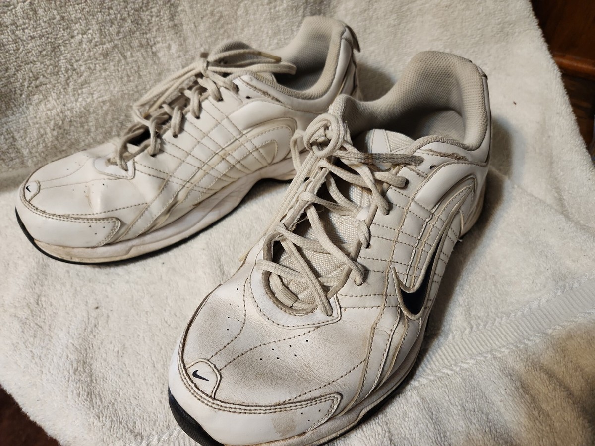Nike Mens T-Lite VIII 386769-141 White Running Dad Shoes Nike Mens T-Lite VIII 386769-141 White Running Dad Shoes