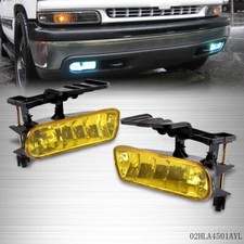 Fit For 2000-06 Suburban Tahoe 99-2002 Chevy Silverado Fog Light Lamp Yellow Len