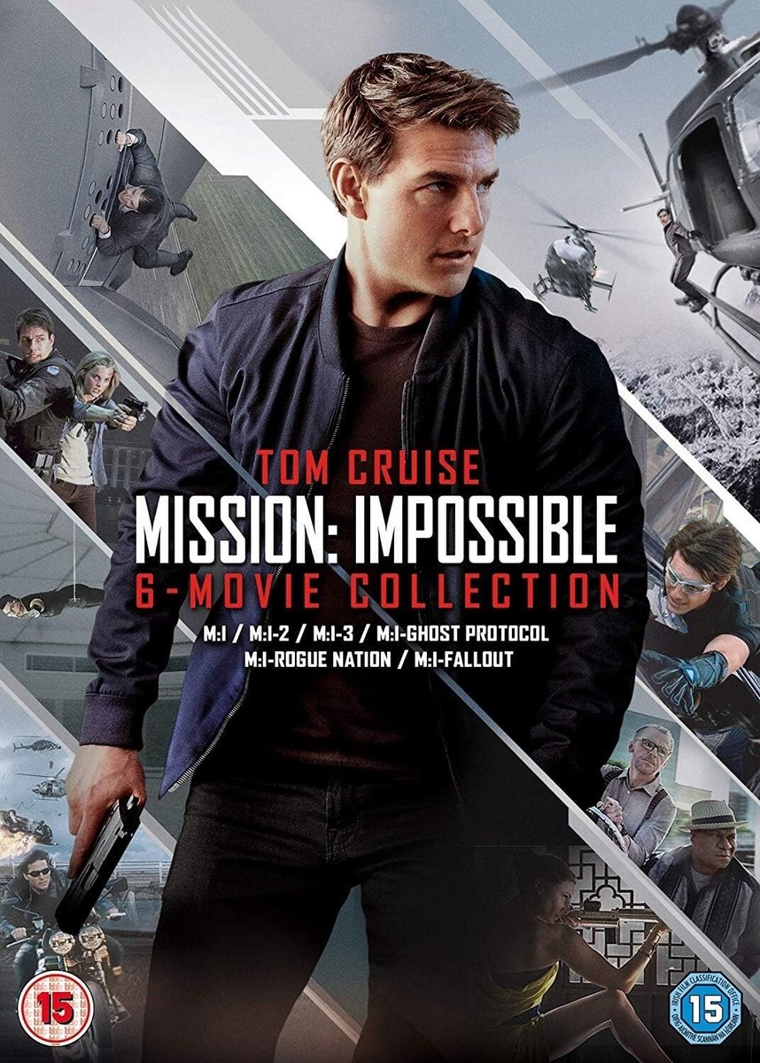 MISSION IMPOSSIBLE 1-6 COMPLETE MOVIE FILM COLLECTION DVD Part 1 2
