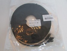 UTP Cat .6 Cable ROHS RJ45 Black Weatherproof 100 feet 30ml New