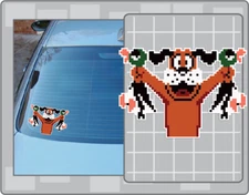 MR. PEEPERS with Ducks Vinyl Decal Car Truck Sticker Duck Hunt Dog Sprite Decal