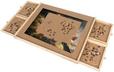 1000 Pieces Jigsaw Puzzle Table for Adults with Drawers Puzzles Board