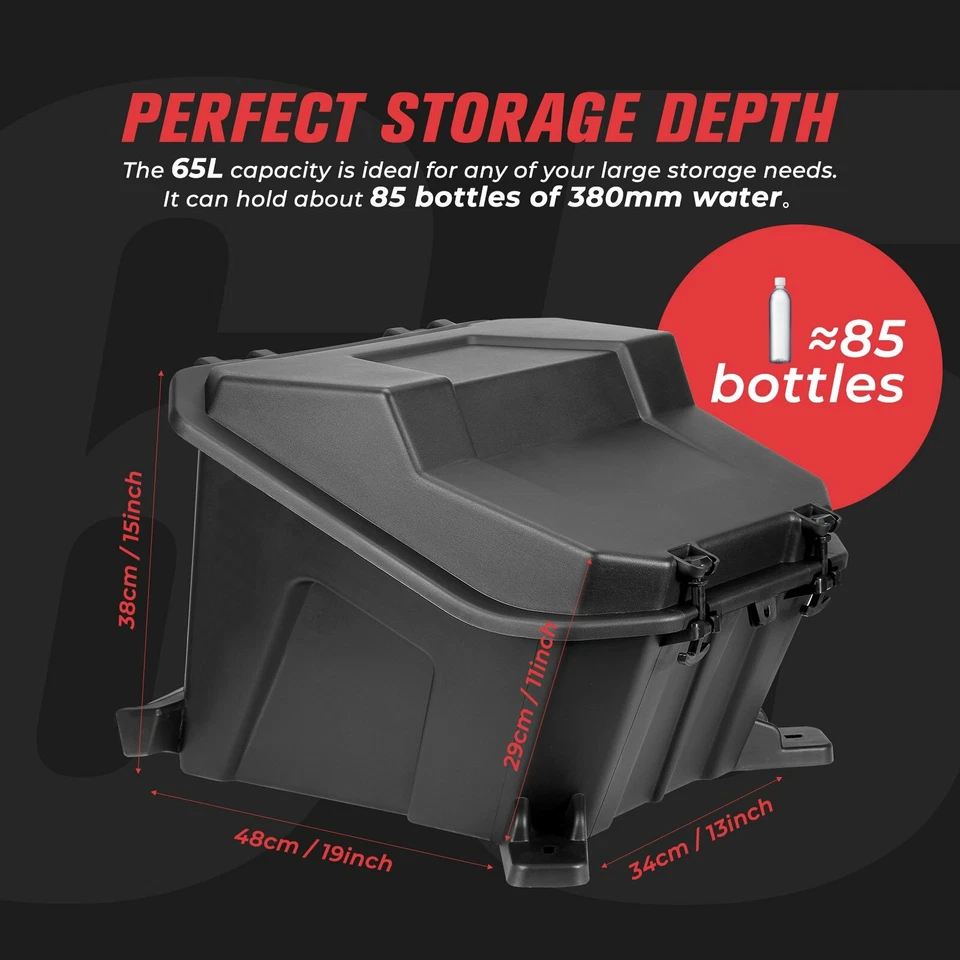 Caixa de carga Kemimoto 69QT para Polaris RZR S 4 900 XP 1000 /Turbo 2014-2023 2881193 - Imagem 3 de 4