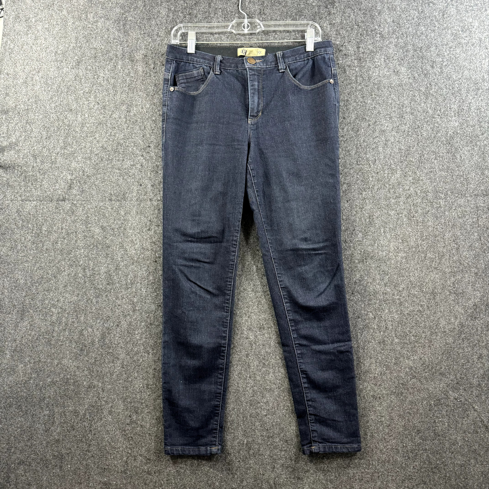 Democracy Ab Technology Jeans Women’s 6 Blue Mid Rise Skinny Ankle Stretch Denim