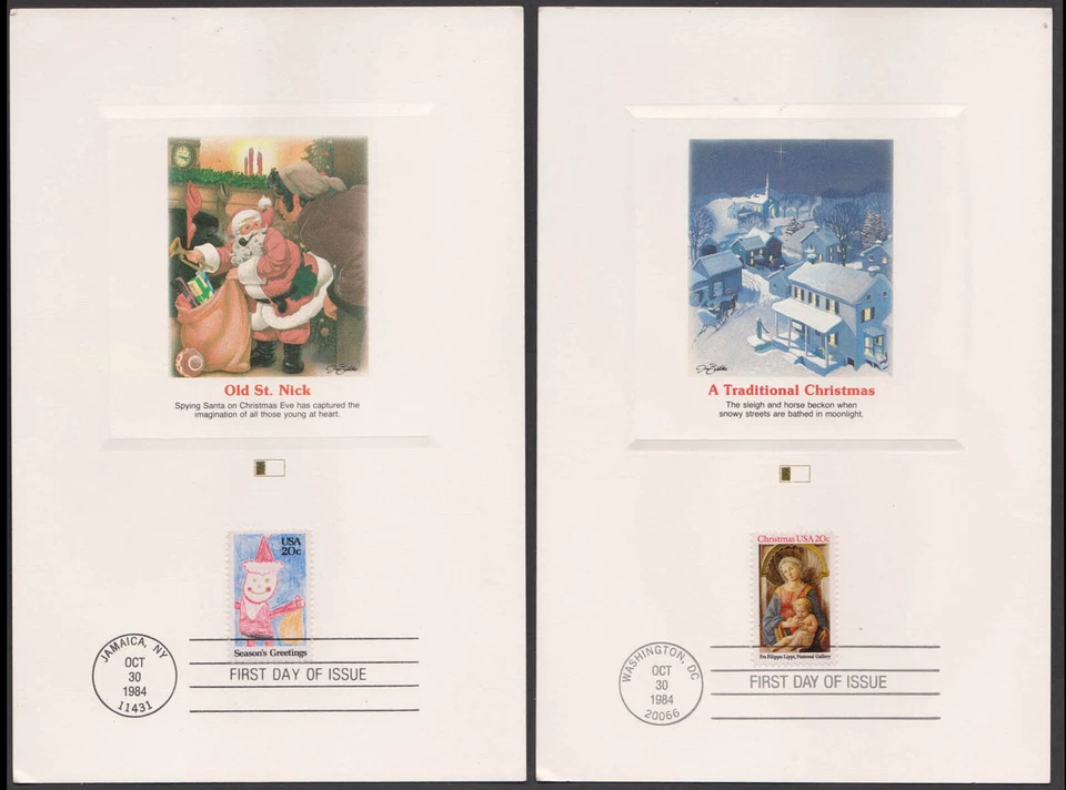 UNITED STATES - 1984 SELECTED 5 FLEETWOOD PROOF CARDS - FDI - Image 2 of 4