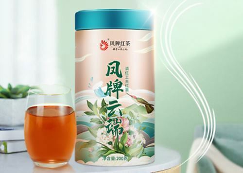 Chinese tea DianHong Black Tea 云南滇红茶凤庆高山云端 浓香型茶叶罐装 中国茗茶 【凤牌 滇红 200g/罐】