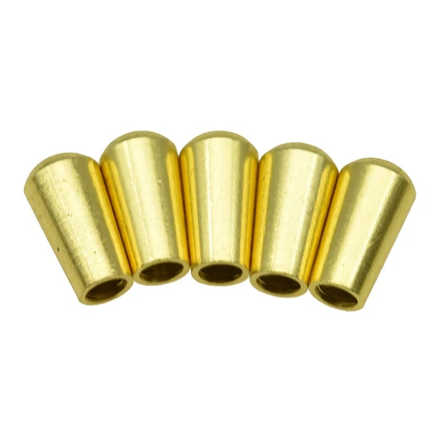 5x USA Spec SAE 8-32 Metal Toggle Switch Tip Cap Fits Gibson/Switchcraft Gold
