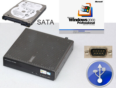 KLEINER COMPUTER FX160 80GB HDD 2GB SSD SATA FESTPLATTE 2 GB DDR2 WIN 2000 M5-80