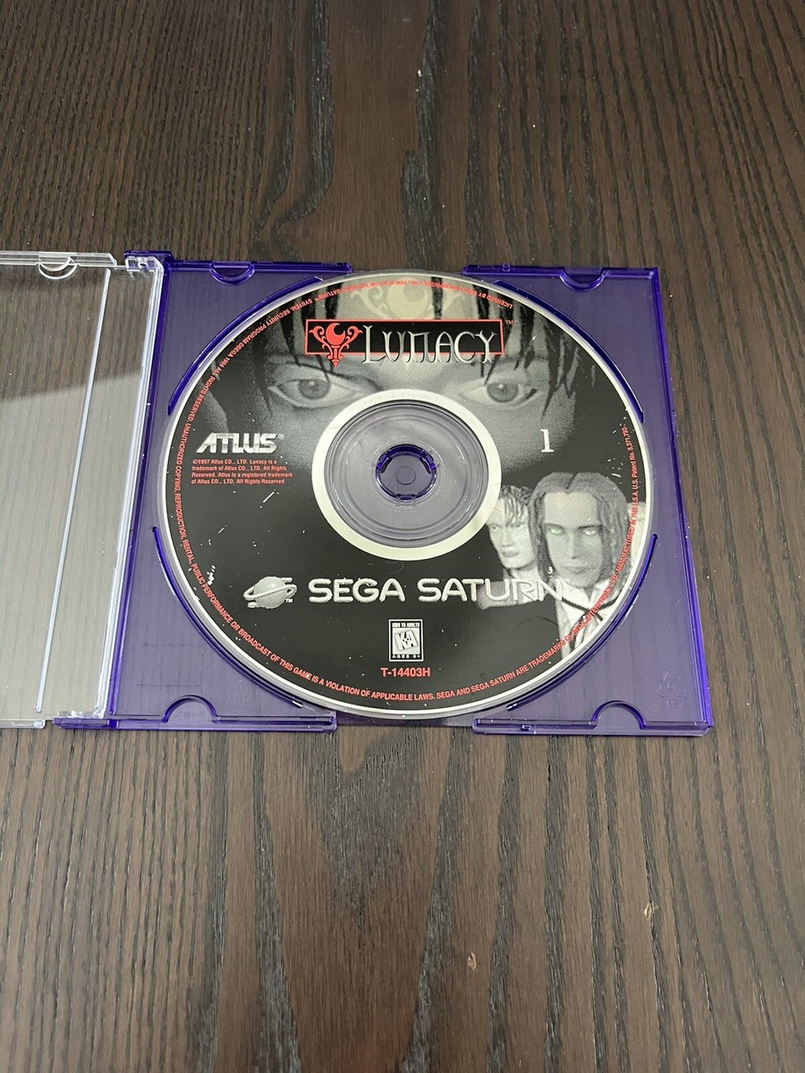 Lunacy Sega Saturn Disc 1 Only Tested Rare North American Version  