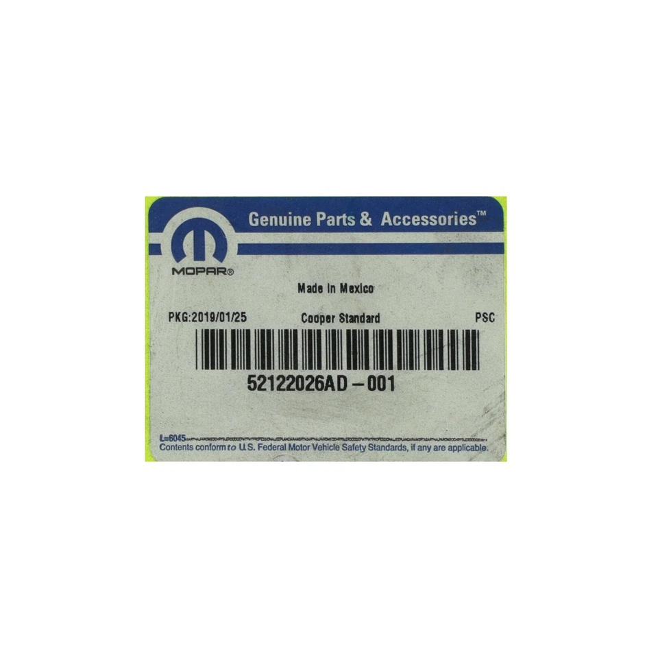 07-12 DODGE RAM 2500 3500 ПЕРЕДНЕЕ ДАВЛЕНИЕ ДИЗЕЛЬНАЯ ТРУБКА OEM НОВЫЙ MOPAR 52122026AD - Изображение 4 из 4