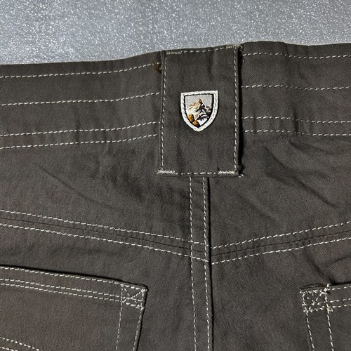 KUHL Women's Hiking Pants Brown Reg Splash Roll Up Outdoor Camping Size 4 Short - Picture 3 of 21