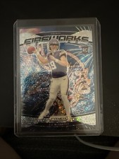 2024 Panini Prizm - Fireworks No Huddle Prizm #18 J.J. McCarthy (RC)