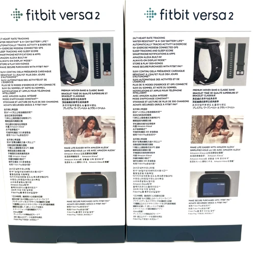 NEW IN BOX Fitbit Versa2 Special Edition Fitness Tracking Smartwatch Woven band - Picture 6 of 6