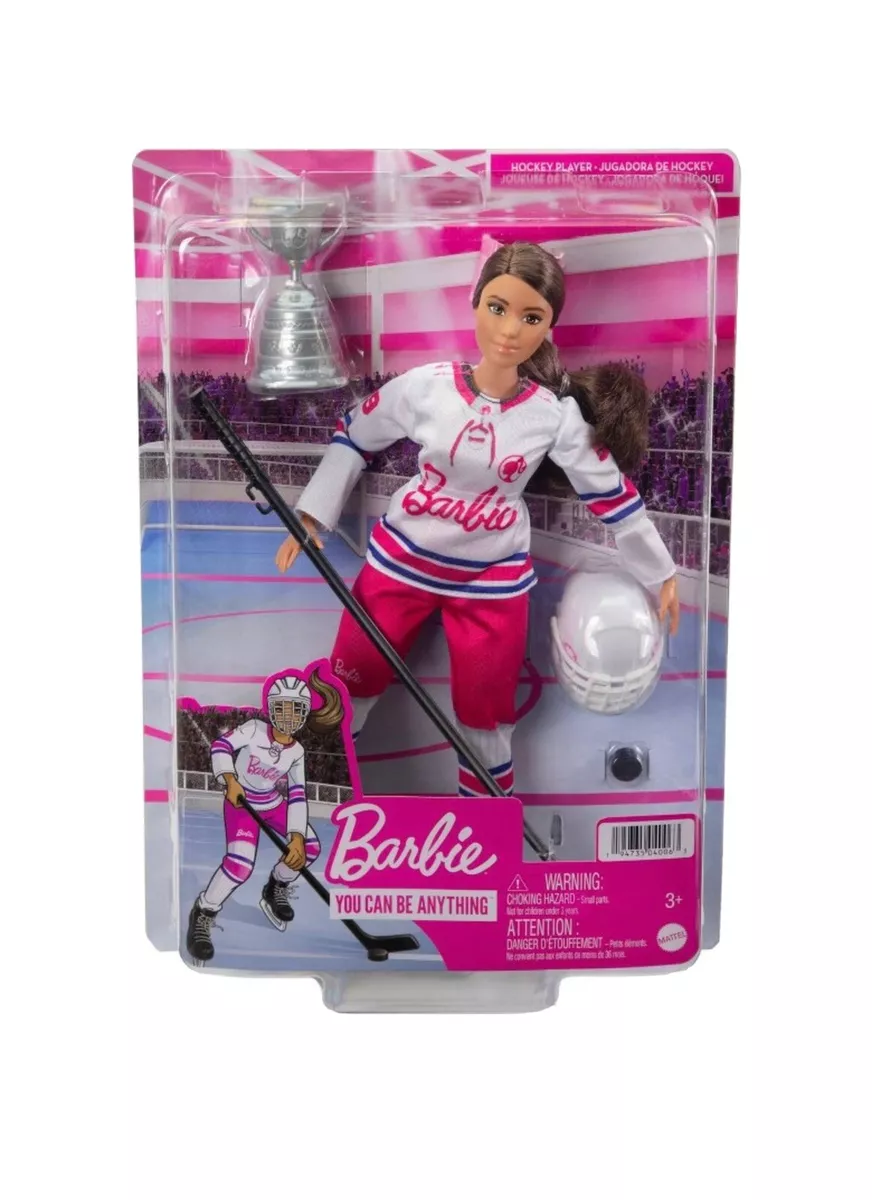 Barbie Career Doll Winter Sports Hockey Player 12 Doll You Can Be Anything