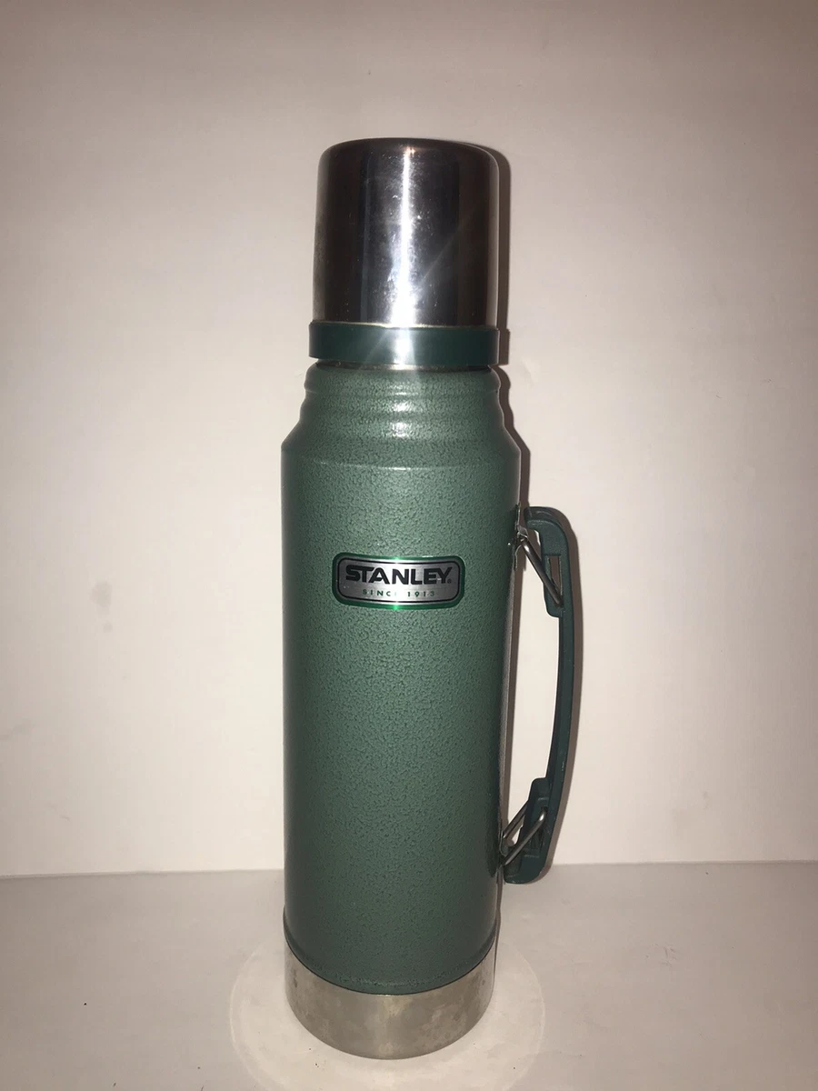 STANLEY Coffee Thermos EN12546-1 Stainless Steel 1.1 qt / 1.0L Hammered  Green