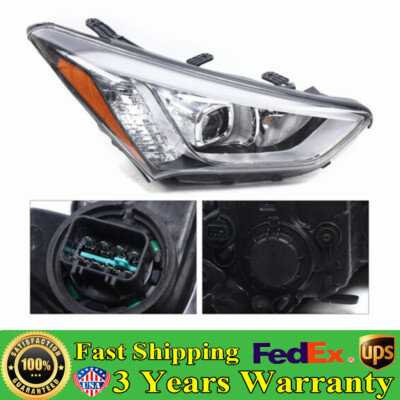 Headlight Headlamp Right Passenger Side For Hyundai Santa Fe 2013- 2015 2016 US
