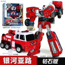 Tobot V Galaxy Detectives Rescue Flame Transforming Vehicle Robot Car